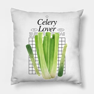 Celery Lover - Vegetables Addict Pillow