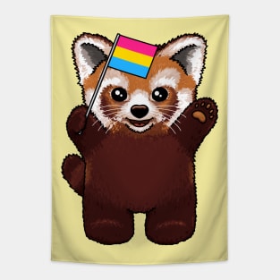 Red Panda Pan Tapestry