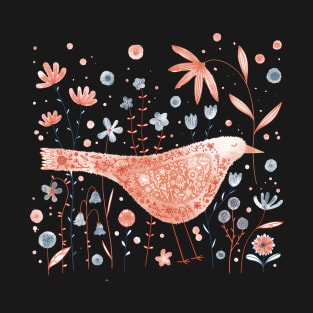 Apricot Bird T-Shirt