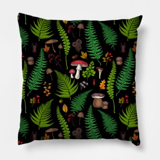 Woodland flora and fauna Pillow