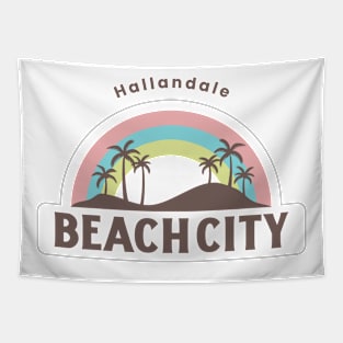 Hallandale Beach City Tapestry