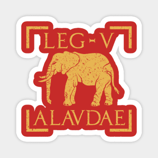 Legio V Alaudae Elephant Emblem Roman Legion Magnet