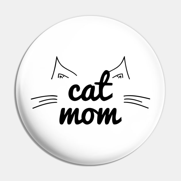 Cat Mom Pin by Mariteas