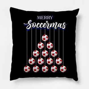 Merry Soccermas Pillow