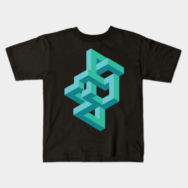 3d Illusion Illusion Design Kids T Shirt Teepublic