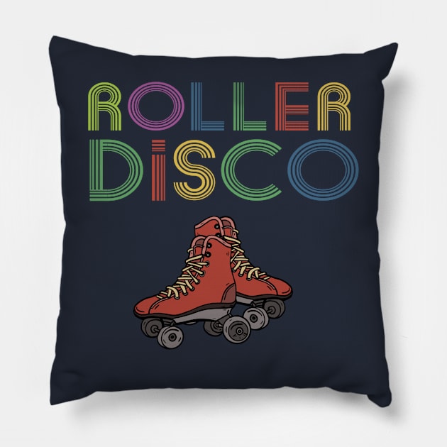 Roller disco Pillow by RiyanRizqi