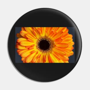 Orange Gerbera Flower Pin