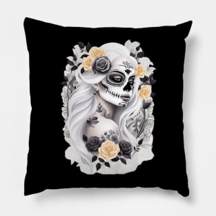 Catrina de Oro- Golden Catrina Pillow