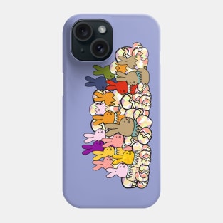 Easter Bunny Rabbits Chicks and Easter Eggs Phone Case