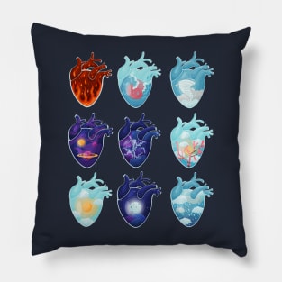 heart landscape natural phenomena Pillow