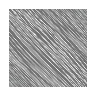 Striped-pattern, grey, simple, minimal, minimalist, lined-pattern, stripe, modern, trendy, basic, digital, pattern, abstract, lines, line, line-art, jewel-color, T-Shirt