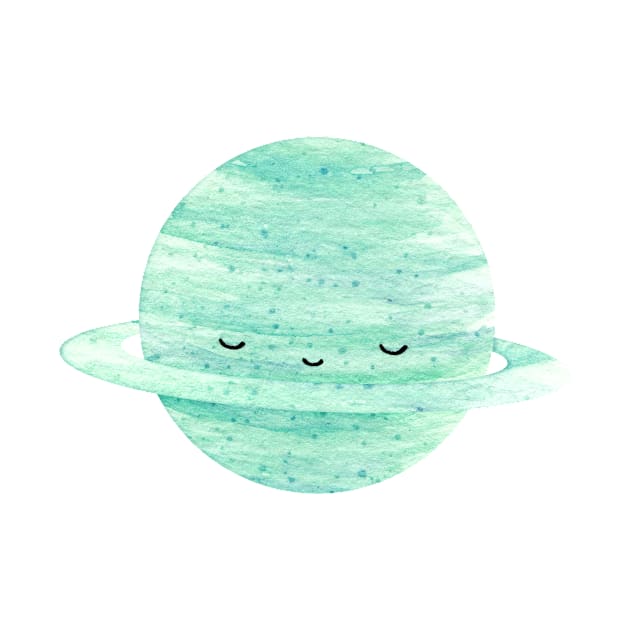 uranus cute planet by shoko