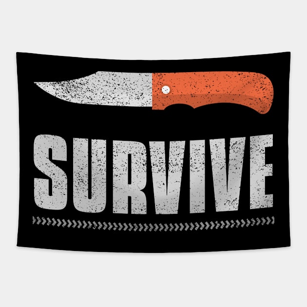 Survive Tapestry by HustleHardStore