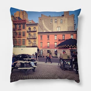 Tribeca Street Manhattan New York City Pillow