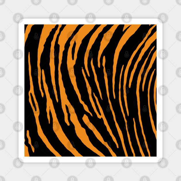 Tiger Stripes Magnet by BlakCircleGirl