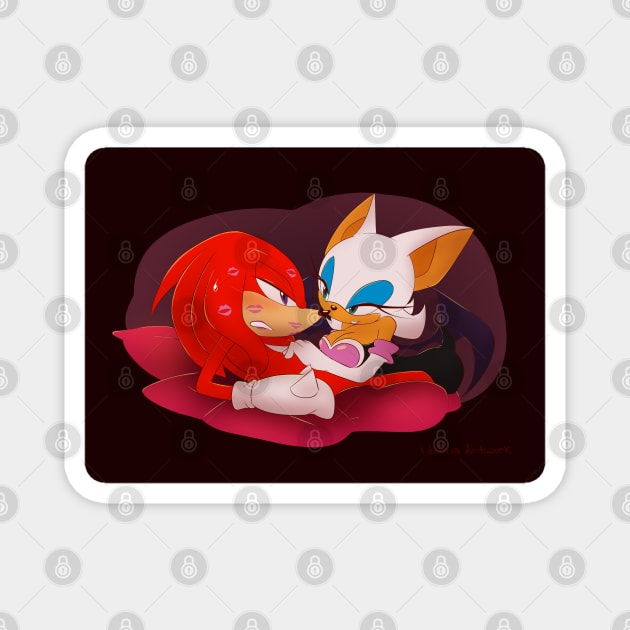 RougexKnuckles Magnet by idolnya