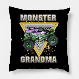 Monster Truck Grandma Mothers Day Monster Truck Are My Jam Pillow