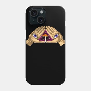 Magic Mushrooms Psychedelic Illuminati Phone Case