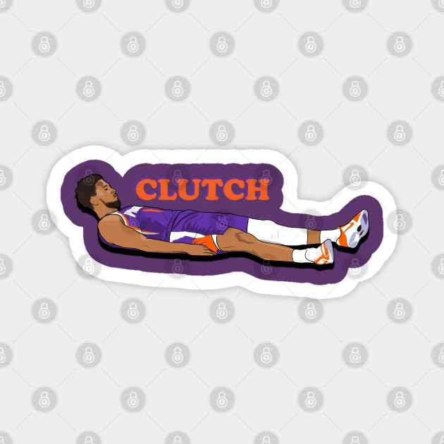 Devin Booker Clutch Phoenix Suns Basketball Magnet by Hevding