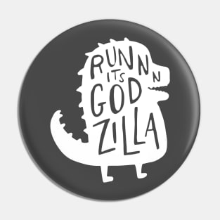 It's Godzilla! Pin