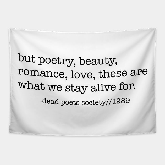 Dead Poets Society Tapestry by Ineffablexx