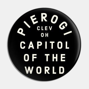 Pierogi Capitol of the World Cleveland OH Vintage Pin