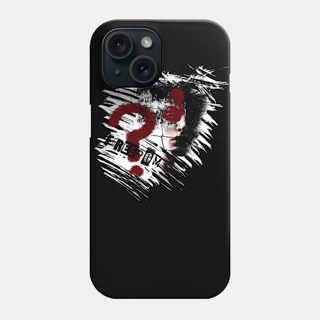 Freedom, Trash Polka, modern Phone Case by Lenny241