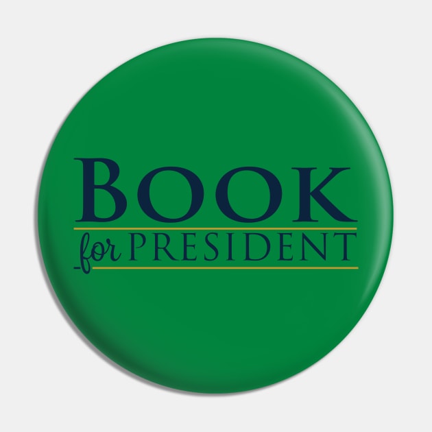 Ian Book For President Pin by Parkeit