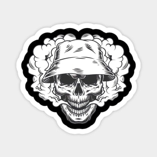 skull smoke Magnet