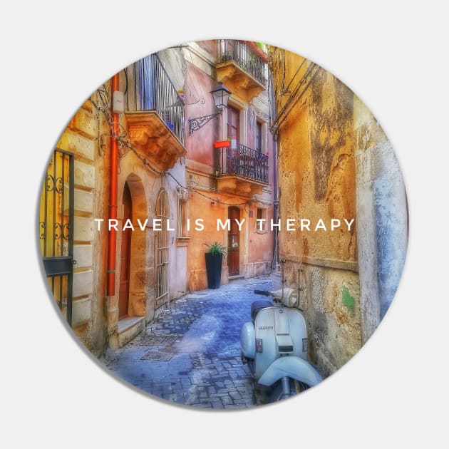 Travel is my therapy Pin by kourai