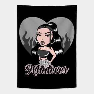 Whatever Girl Doll Light Black v2 Heart Tapestry