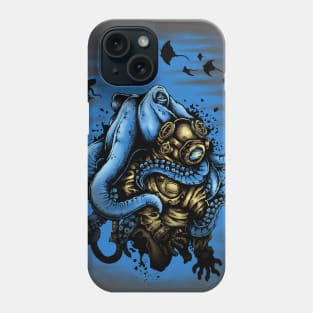 Underwater life at deep sea creepy monster Phone Case