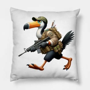 Tactical Dodo Bird Pillow