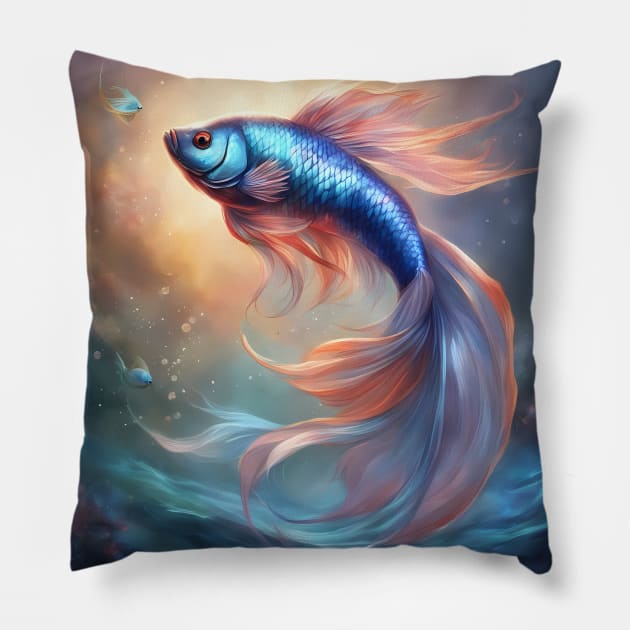 Battle Royale Betta Pillow by animegirlnft