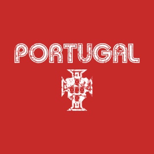 Portugal Distressed (White) T-Shirt