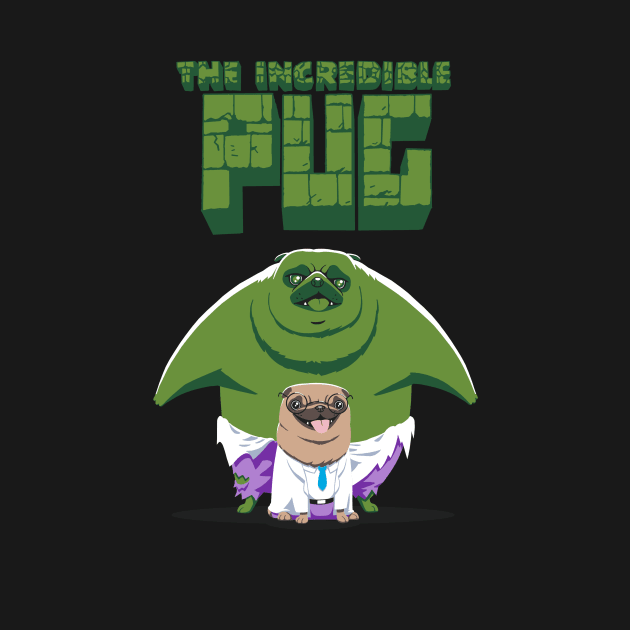 The Incredible Pug by Fuacka