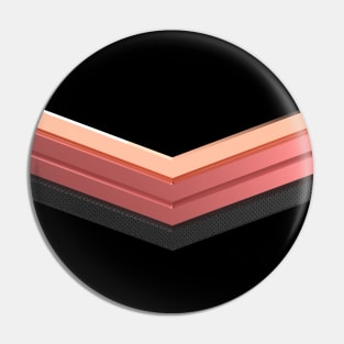 shiny pink rose gold and black leather chevrons home decor design Pin