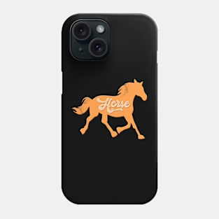 Horse Text Phone Case