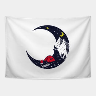 Moon Camp Tapestry