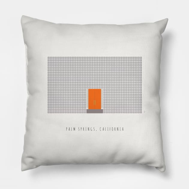 Palm Springs 2, California Pillow by lymancreativeco