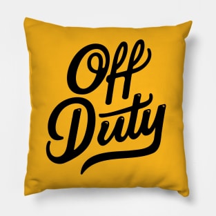 off Duty Pillow