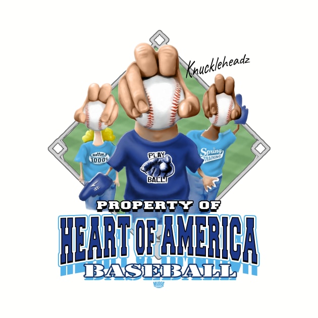 Knucklehead for Heart of America Baseball by MudgeSportswear