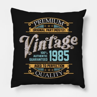 Premium Quality original part (mostly) vintage 1985 Pillow