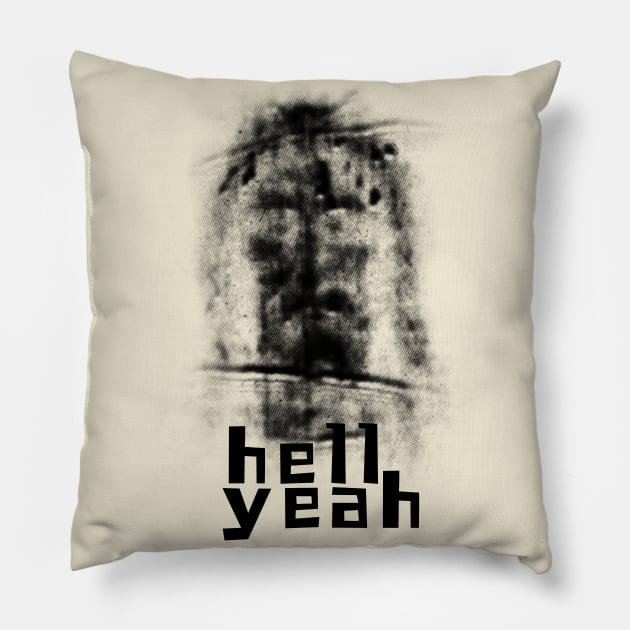 Hell yeah! Christmas design by heyK Pillow by heyK