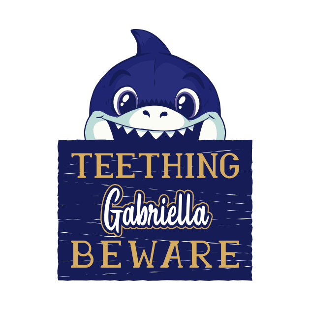 Gabriella - Funny Kids Shark - Personalized Gift Idea - Bambini by Bambini