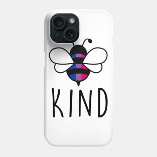 Be Kind Bisexual Bee Gay Pride LGBT Rainbow Phone Case