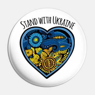 Stand with Ukraine Pin