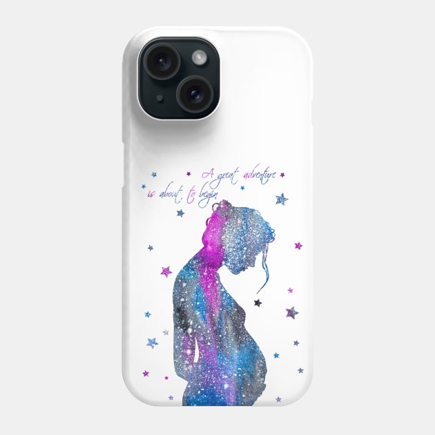 Pregnant woman Phone Case by RosaliArt