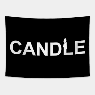 Candle Wordmark Tapestry