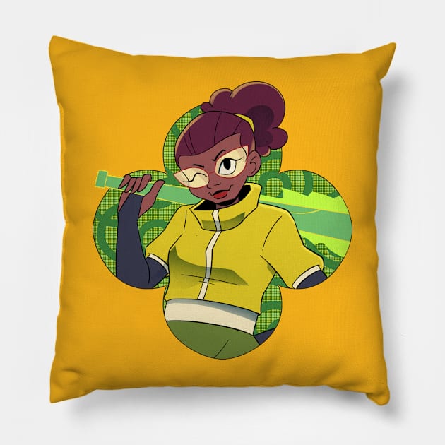 Rise April O'Neil Pillow by HoneyLief